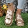 Shoes for Women Spring Fashion Lace Up Ladies Casual Comfortable Round Toe Platform Sneakers Zapatos De Mujer Plus Size 36-42