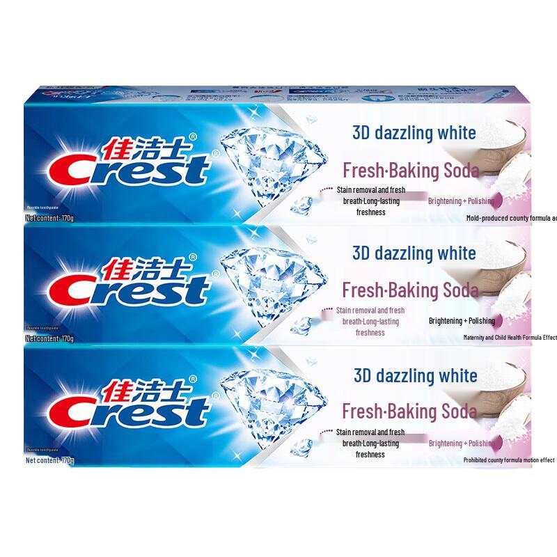 

Crest 3D White Baking Soda Toothpaste