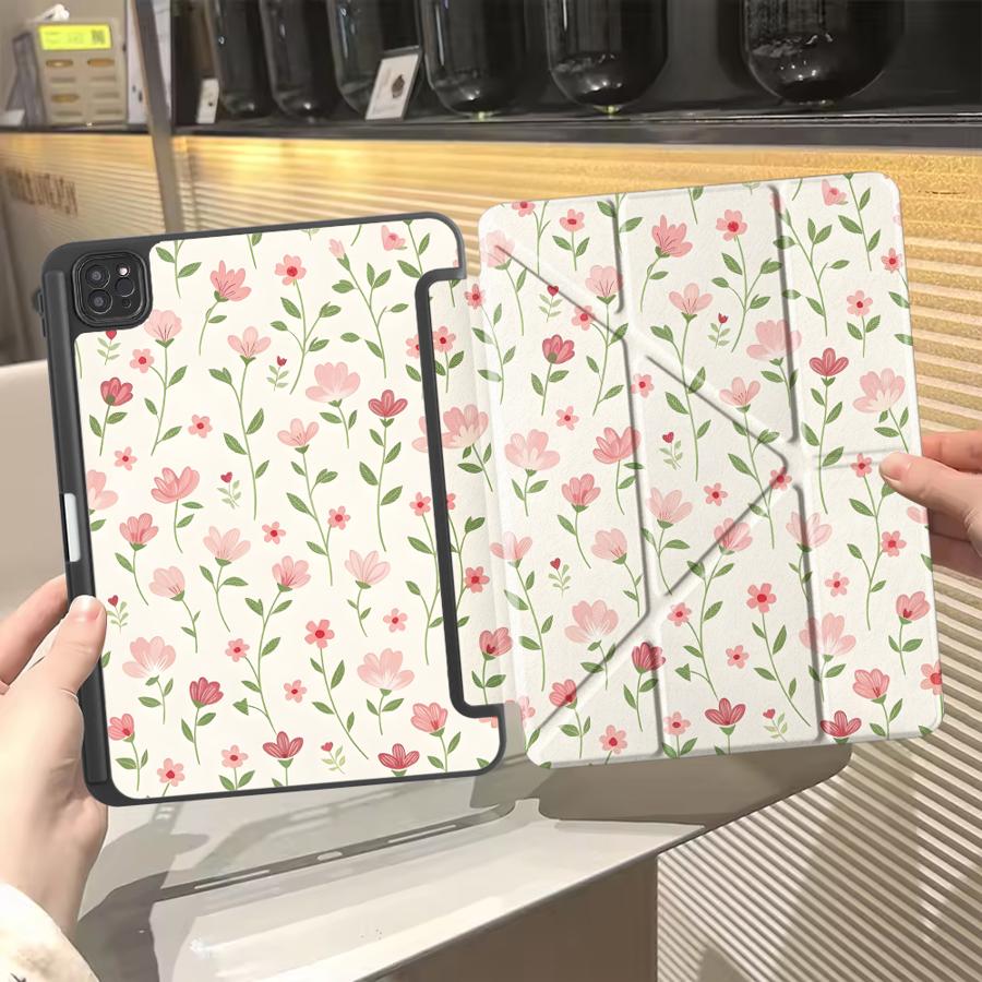 Holder Cover Tablet Case For iPad Mini 6 7 Air 4 5 M3 M2 1 2 M4 11inch Pro 11th 10th 9th 8th 7th 12.9inch Pro 2025 Cartoon