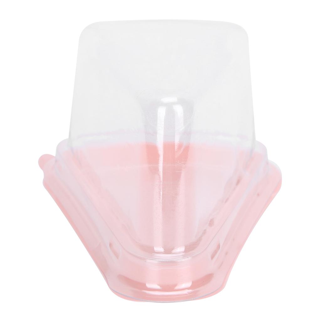 100 szt. Trójkątne Pudełko na Ciasto Przezroczyste PET Pojemnik na Opakowanie Babeczek