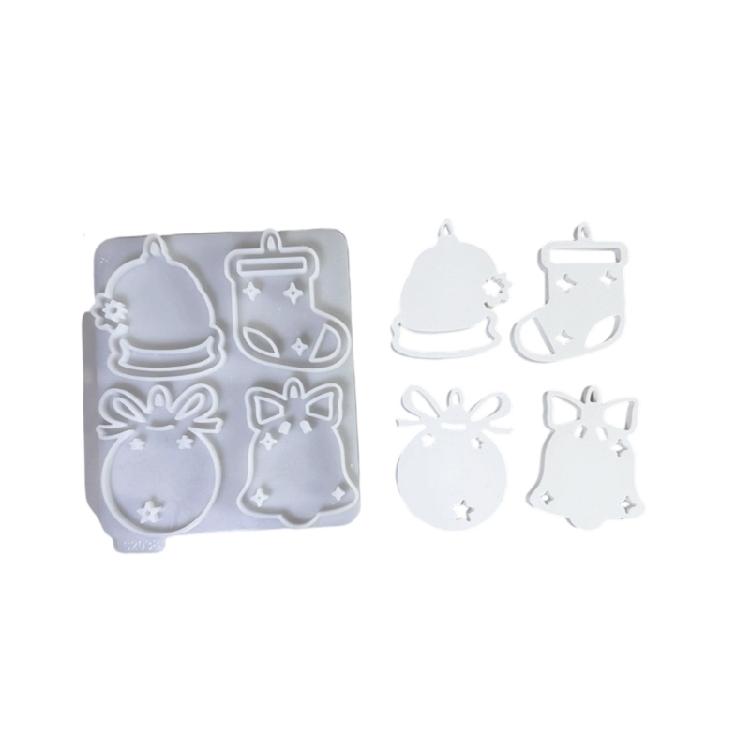 

Nonstick Easy Cleaning Mold Christmas Themed Silicone Texture Perfect for Crafting Figurines Decorations and Gift Making 1