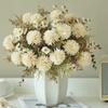 Silk Chrysanthemum Artificial Flowers Wedding Home Valentine's Day Room Decora Bridal Bouquets Table Vase Pretty Decorative Prop