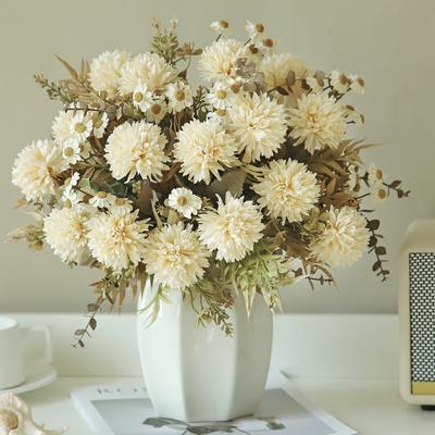 Seiden-Chrysanthemen Künstliche Blumen Hochzeit Zuhause Valentinstag Raumdeko Brautsträuße Tischvase Hübsches Dekoratives Requisit