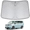 Honda Compatible Sunshade for Stepwgn RP6 RP7 Front RP8. Sunshade, Foldable, Light-blocking, Heat-insulating, Stylish, Compact, UV-cut, 6-layer