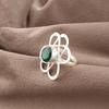 Green Onyx Gemstone Jewelry, 925 Solid Sterling Silver Ring, Handmade Appealing Silver Jewelry, Boho Onyx Ring For Gift