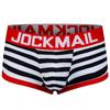 Boxer JOCKMAIL Brand Cotton Material Open Back Style Men's Underwear Clashing Colours Casual Sports Sexy Open Buttocks Underpants