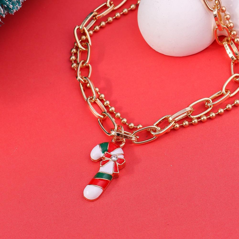 Europäisches & Amerikanisches Weihnachts-Schmuckarmband: Weihnachtsmann & Baum Design