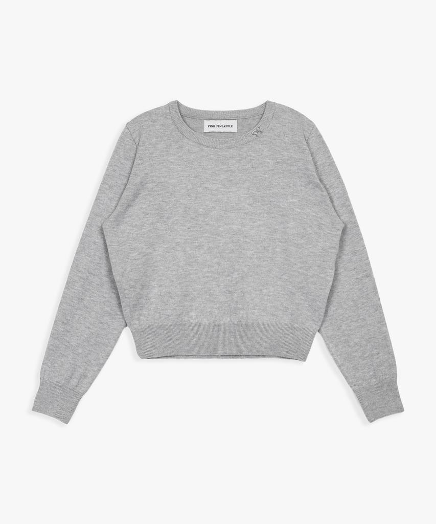 PINK PINEAPPLE Standard Round Knit_Grey