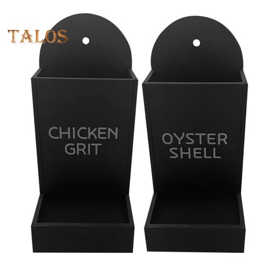 

2 шт. кормушка для кур с ракушками-устрицами, напечатанная на 3D-принтере, двухцелевая подвесная кормушка для кур, кормушка для цыплят Precision Nutrition Gravities, кормушка для птиц B