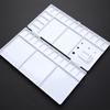 Watercolor Palette Folding Paint Tray Plastic Painting Pallet With 33 Compartmen