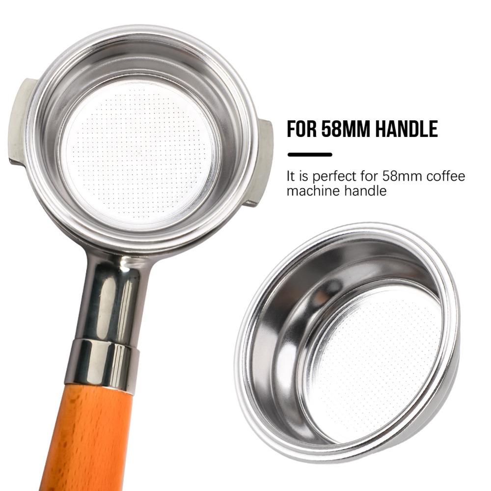 2pcs set 58mm Portafilter Basket Espresso Filter Basket For Portafilter Coffee Machine