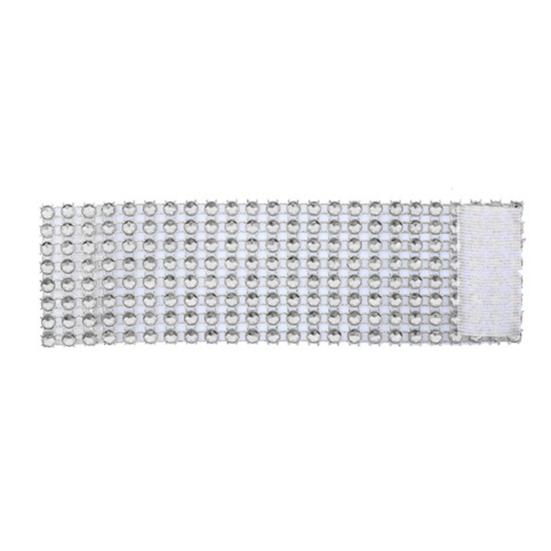 100Pcs Napkin Button Rings Sparkling Rhinestones Inlaid 8-Row Design Napkin Fasteners Festive Tableware Accents