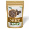 Organic Zing Chia Seeds-Plant-Based Omegas 3 and Protein,Perfect for Smoothies, Chia Puddings | Vegan | Preservative Free | Product of India-227g