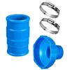 For Intex 11238 Compatible Pool Vacuum Hose Adapter Kit With 2 Clamps Equipped With A 1.25 Inch X 1.5 Inch Connector