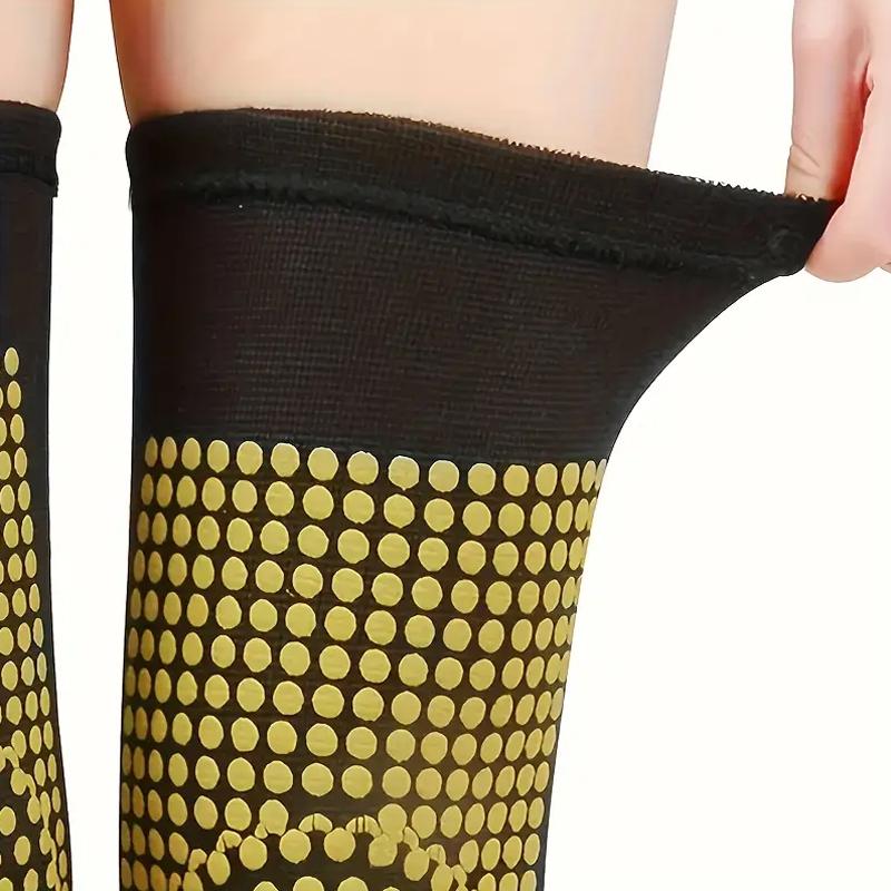 1 Paar Kniewärmer Geeignet für ältere Menschen Wintersportausrüstung Sport-Knieschützer Rutschfestes Design Bequem Lang/Kurz