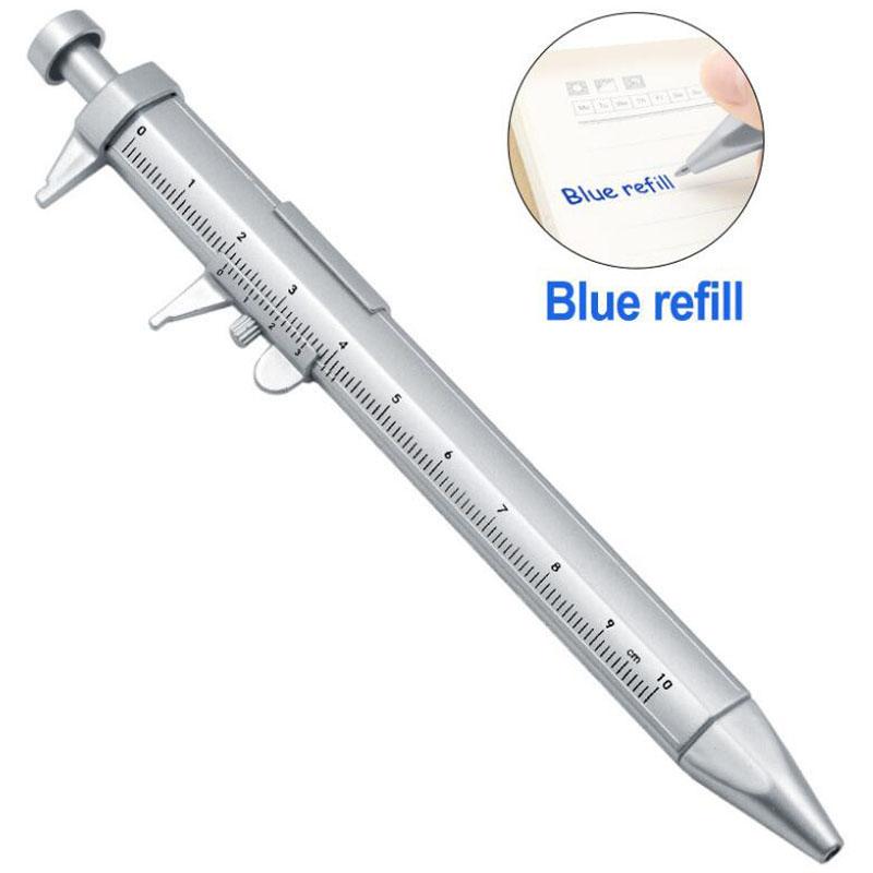 Multifunction Caliper pen Ball-Point 0.5mm ballpoint pen Gel Ink Vernier Caliper Roller Ball Creativity Stationery