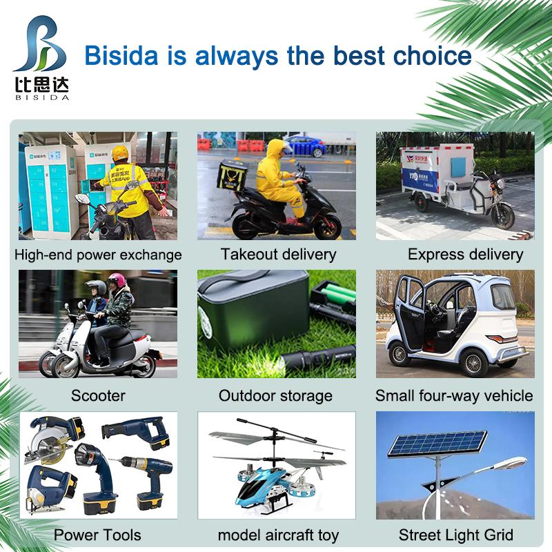 Bisida 10S 36V 15A BMS carte de protection de batterie au lithium port différent pour scooter électrique pack de batteries 18650