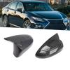 M Style Horn Carbon Fiber Look Mirror Cover Caps For Lexus IS RC 200 300 350 450