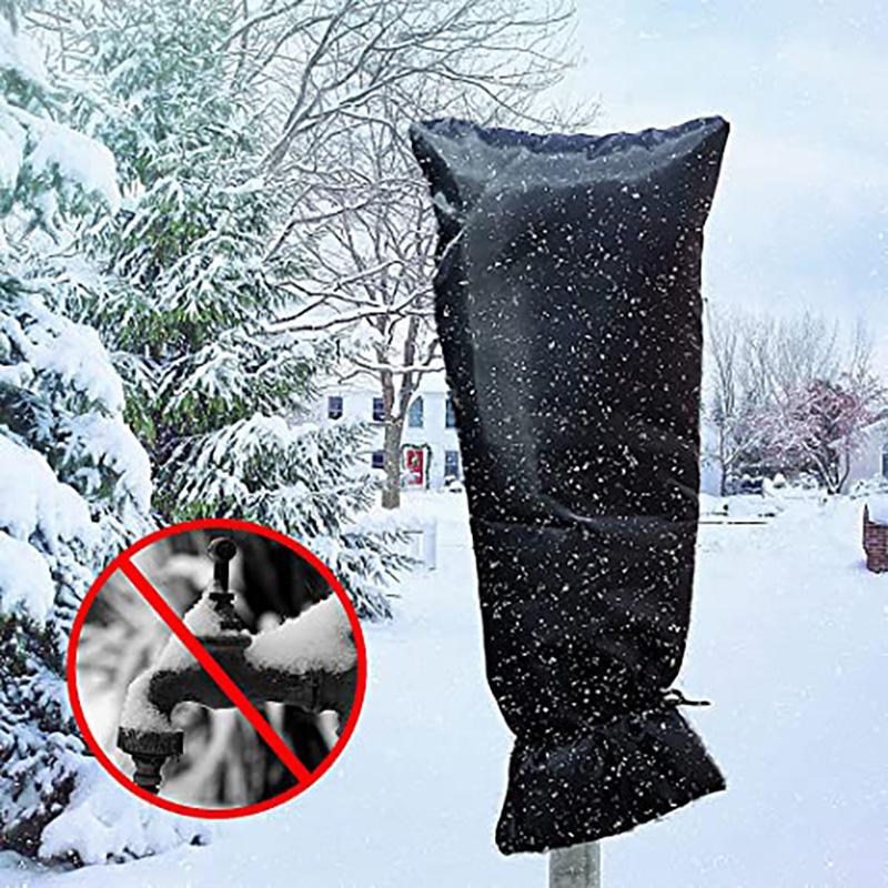 Outdoor Winter Faucet Anti-Freeze Protective Cover for Water Pipe Insulation