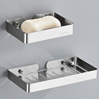 304 Edelstahl Badezimmerregal Wandmontiert Duschseifenhalter Shapoo Aufbewahrungsorganizer Ablageregal Küchen-Badezimmerzubehör