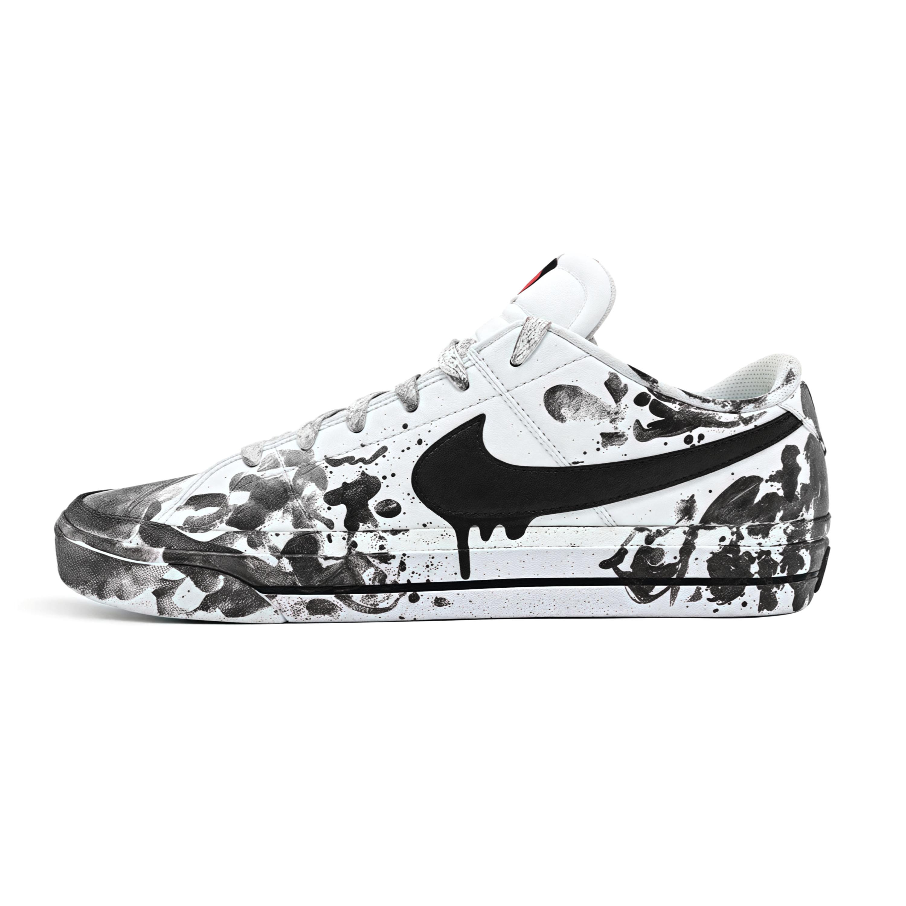 

Nike Court Legacy Gothic Mist Low top Skateboard Shoes Unisex Black DH3162-100(Team1036-) 40