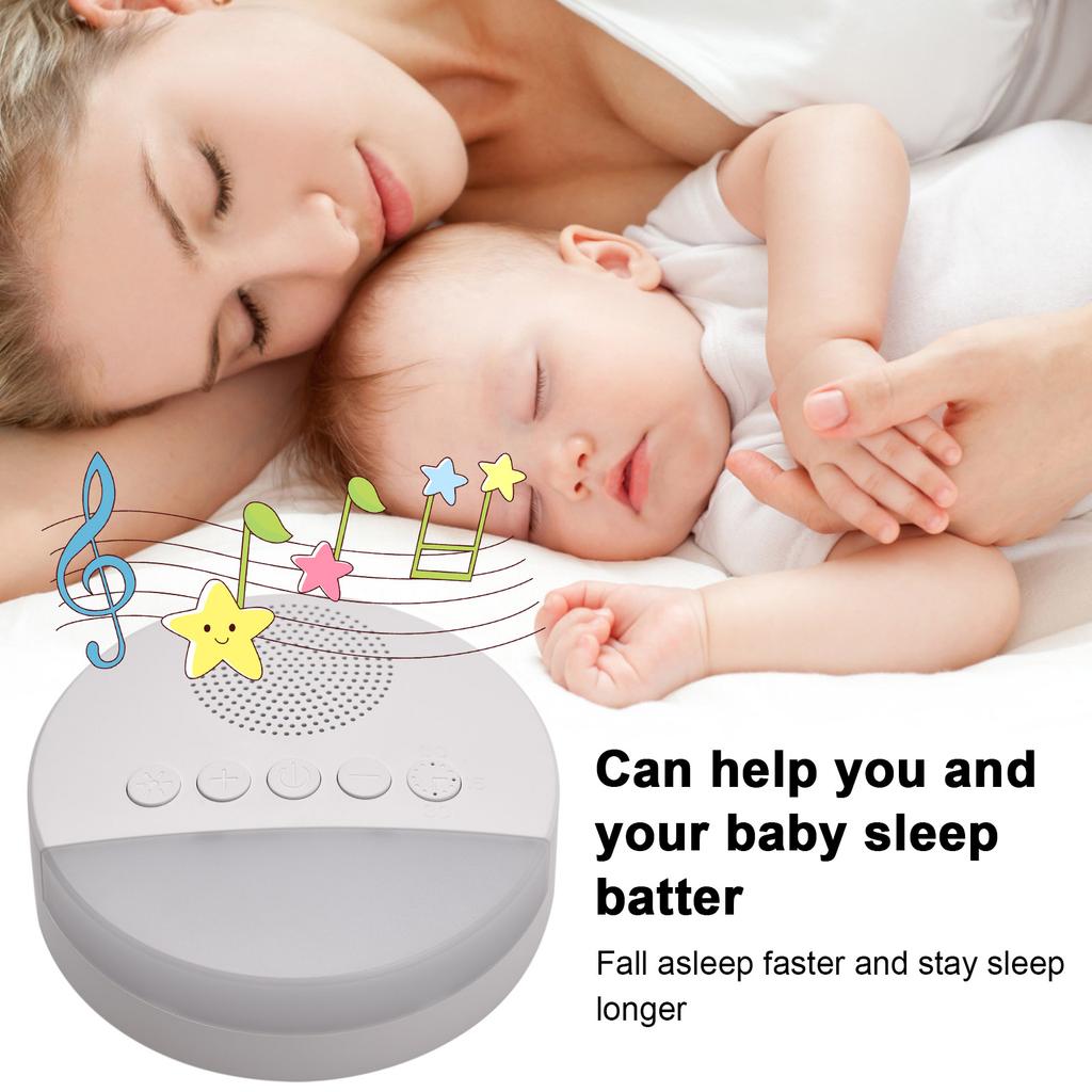 Music Light Media Player Built-in 20 Soothing Sounds Night Light & Intelligent Timing for Sleep Relaxation