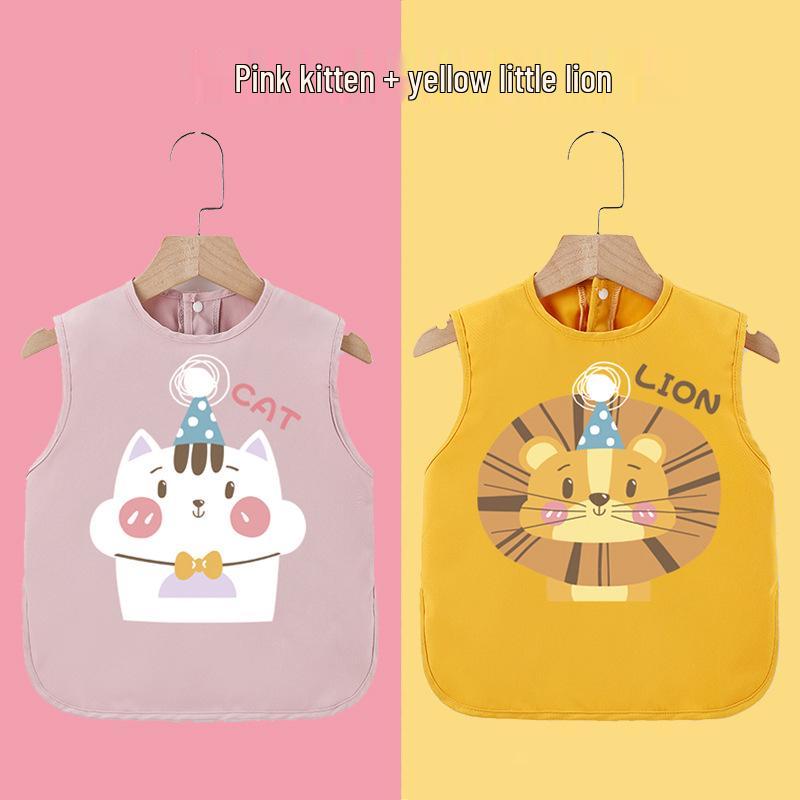 Infant Sleeveless Waterproof Coverall Bib - Lightweight & Breathable for Summer