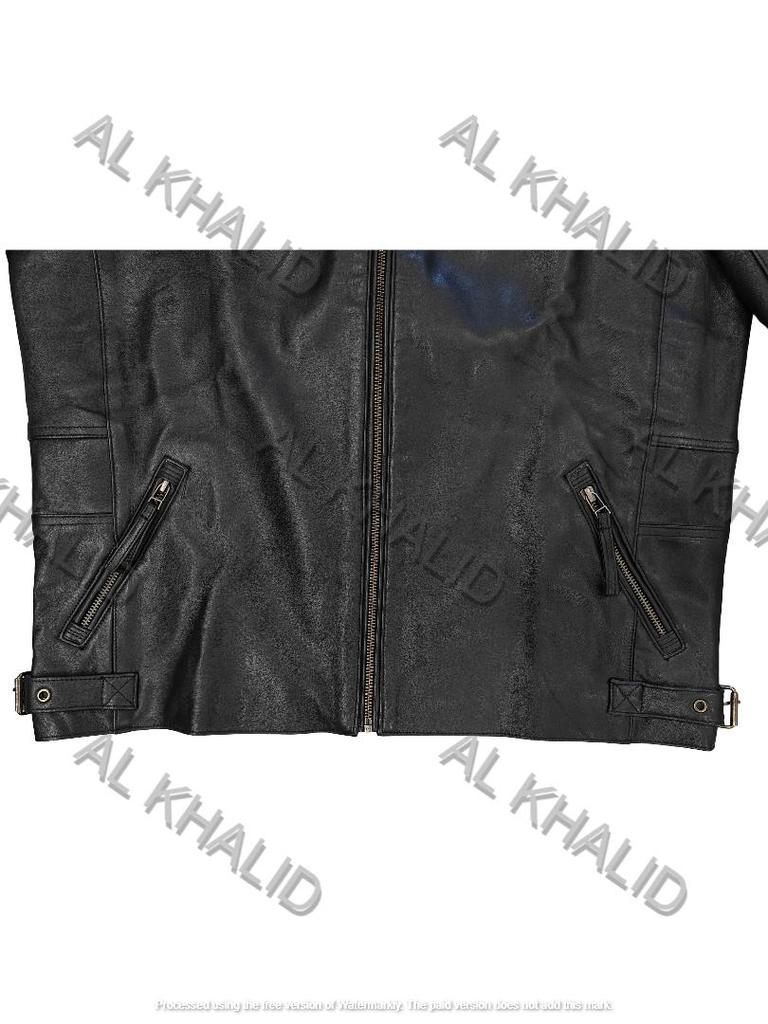 Black Men's Real Lambskin Leather Jacket New Handmade Stylish Biker Motorcycle