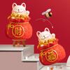 1Pcs Lucky Cat Money Box  Cute Safe Kids Birthday Gifts for Boys Girls Savings Coins Banking Home Decor New Year