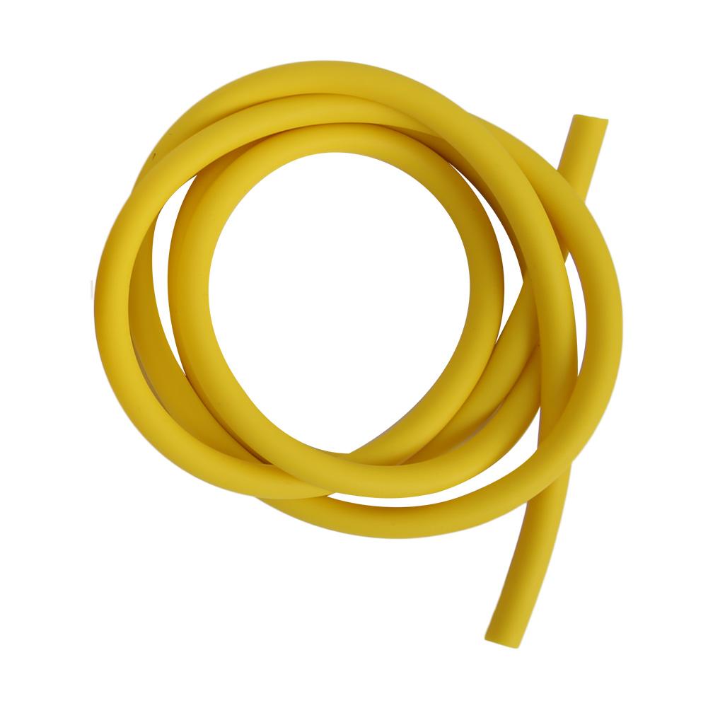 1   3   5M Yellow Soft Natural Latex  S Tube Tubing Band for Hunting Shooting (1m)