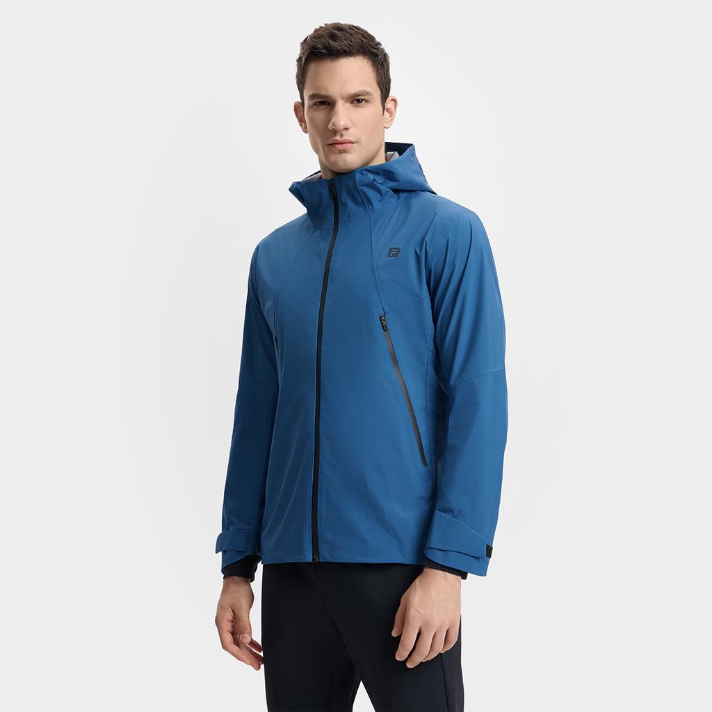 FILA Fashionable Versatile Casual Hooded Woven Jacket Men Jackets Ice-Mist-Blue A11M511719FBU