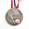 4-Color School Tennis Competition Hanging Plaques - Gold, Silver, Bronze Medals