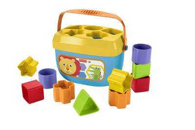 First Rainforest 6 Months and FFC84 Fisher-Price Infant's Blocks, [Ages Up] [Baby Toy] [Educational Toy] [Gift]