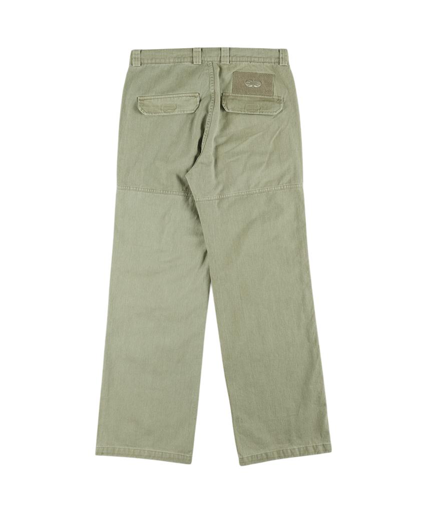Ialtial Front Pocket Biker Cargo Pants Olive