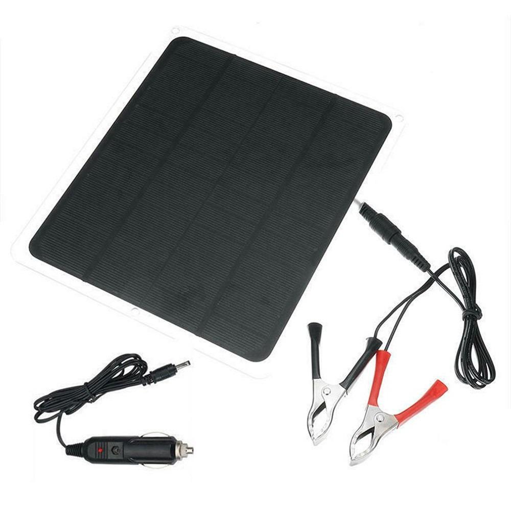 20W 12V Solar Panel Kit with USB Output Solar Cell Phone Charger  Outdoor Charging