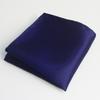 Men's Solid Color Pocket Square for Suits - Multi-color Wedding & Business Accessory Scarf