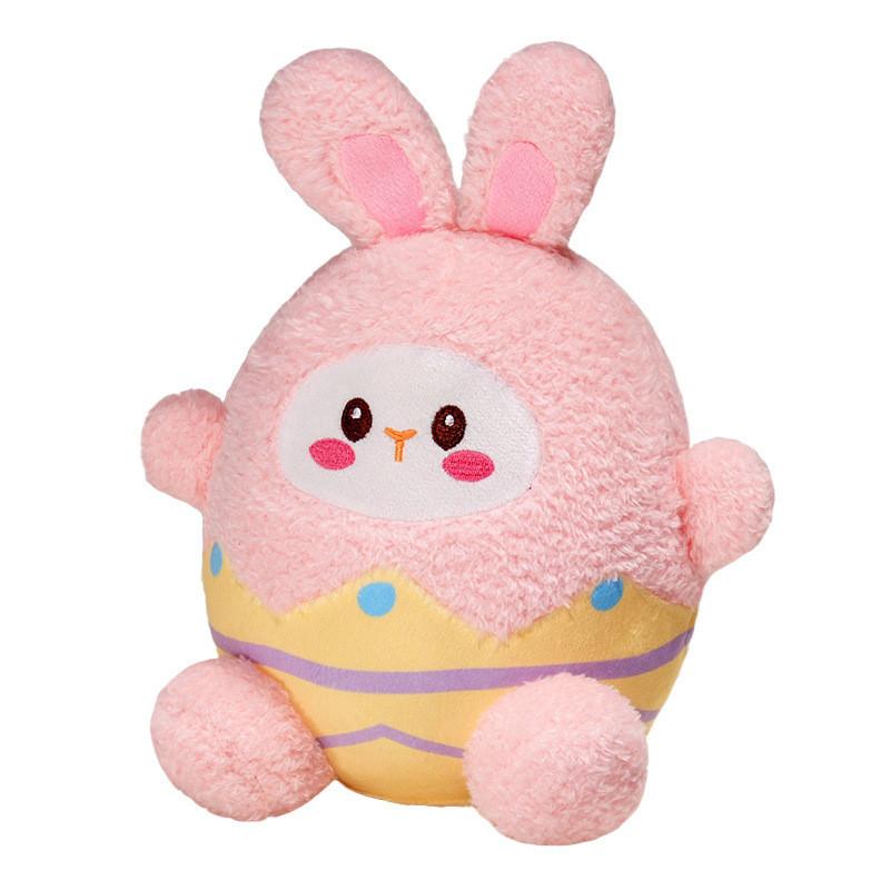 Easter Eggshell Rabbit Plush Toy Cartoon Stuffed Doll Home Decoration 25cm Gift