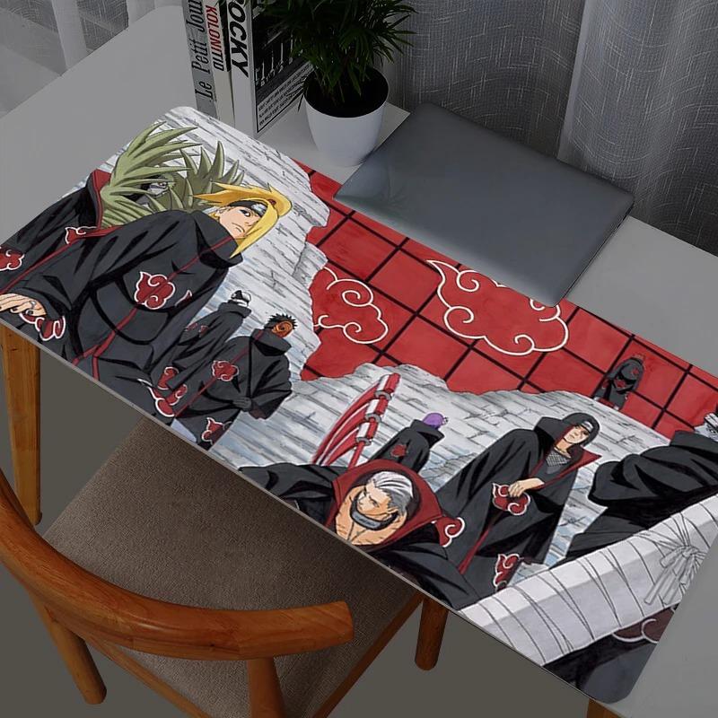 Mouse Pad Gamers Large Computer Extended Game Mousepad Desk Mat Keyboard Rubber Durable Naruto Aakatsuki Carpet Mouse Pads