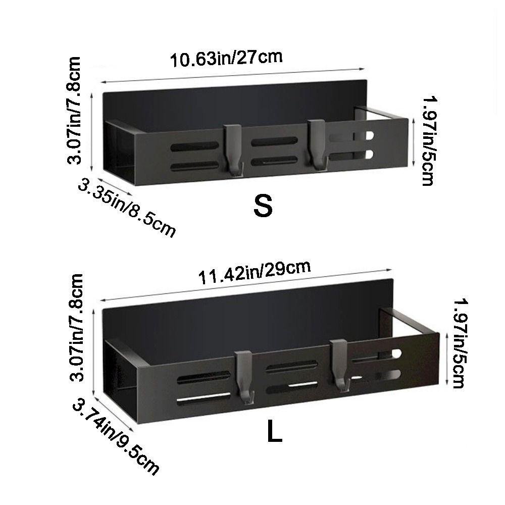1/2PCS Iron Magnetic Spice Rack Wall Mounted Refrigerator Organizer Durable Seasoning Holder  Home