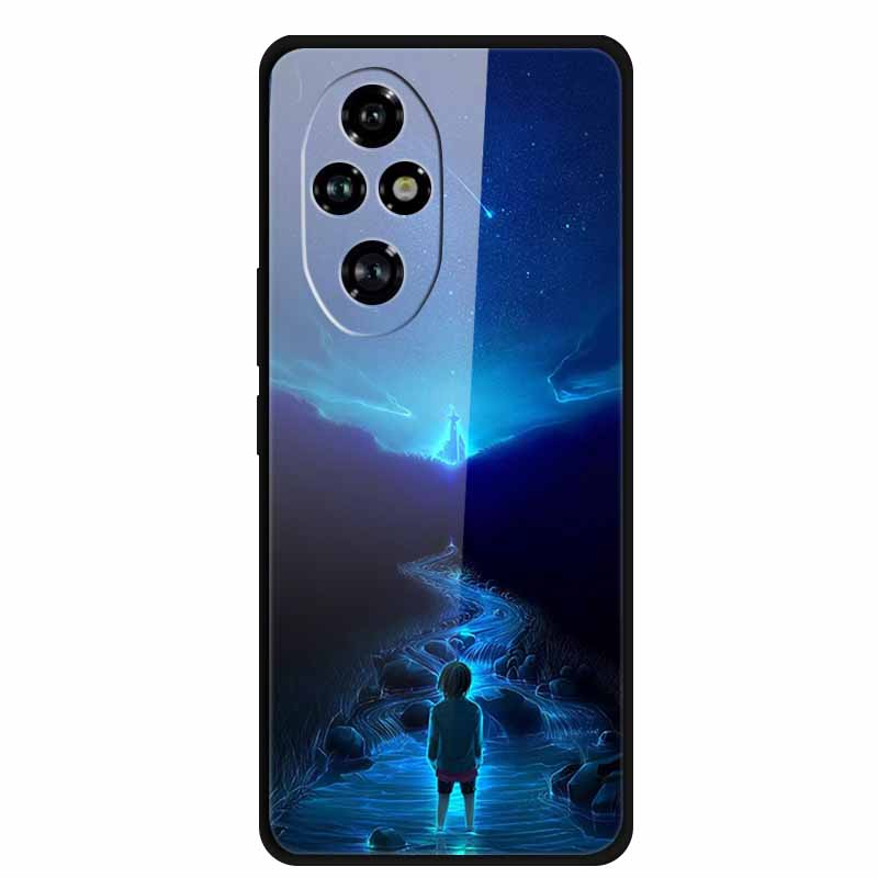 Tempered Glass Case For Honor 200 Pro Case Hard Phone Back Cover Soft Bumper For Honor 200 Pro Case Honor200 Pro 200Pro Bag Capa