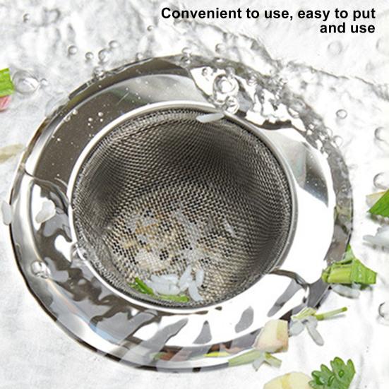 5 Filtri Per Lavandino In Acciaio Inox 7,7 Cm – Retina Scarico Per Cucina E Bagno Antiotura