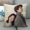 Custom Lee Dong Wook KPOP Pillowcase  Wedding Decorative Cotton Linen Pillow Case For Home Pillow Cover 45X45cm One Side