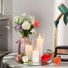 4 6 8 Inch Clear Glass Cylinder Vases for Centerpieces Floating Candles Holders Clear Cylinder Flower Vases Bulk for Wedding