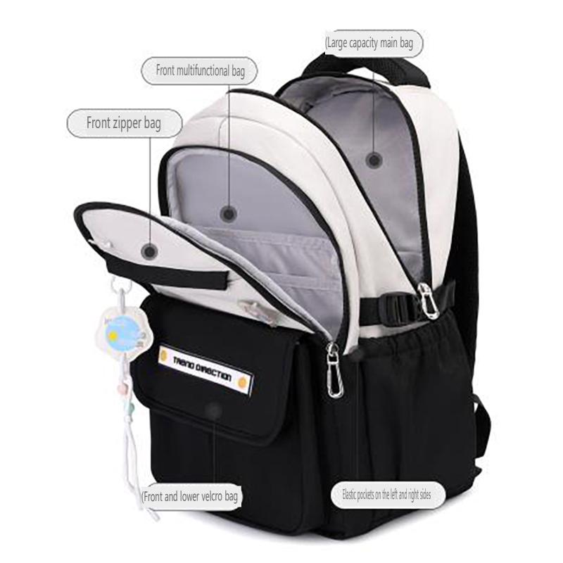 Rucksack Hohe Schmutzabweisung Große Kapazität Student Schlicht