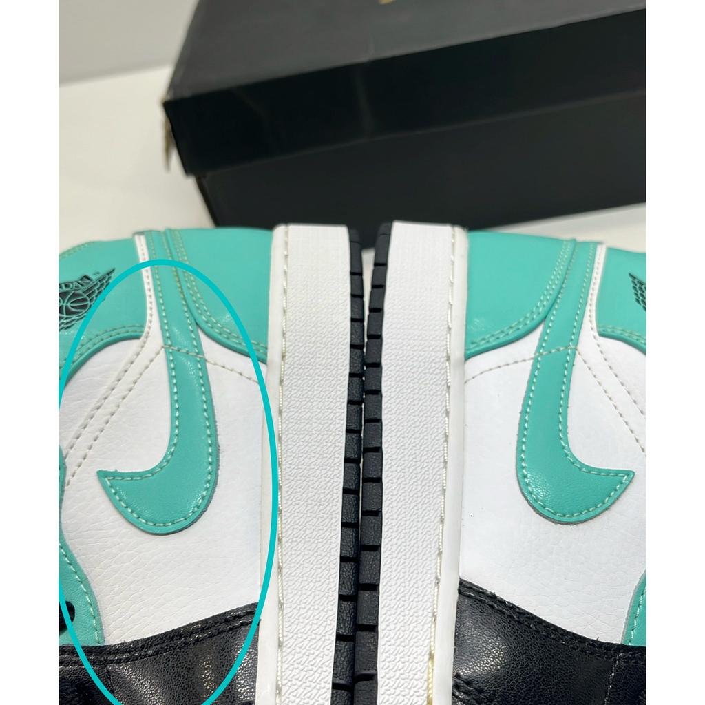 Pre-owned JordanAir Jordan 1 Mid Island Green GS 554725-132-P26104362257448