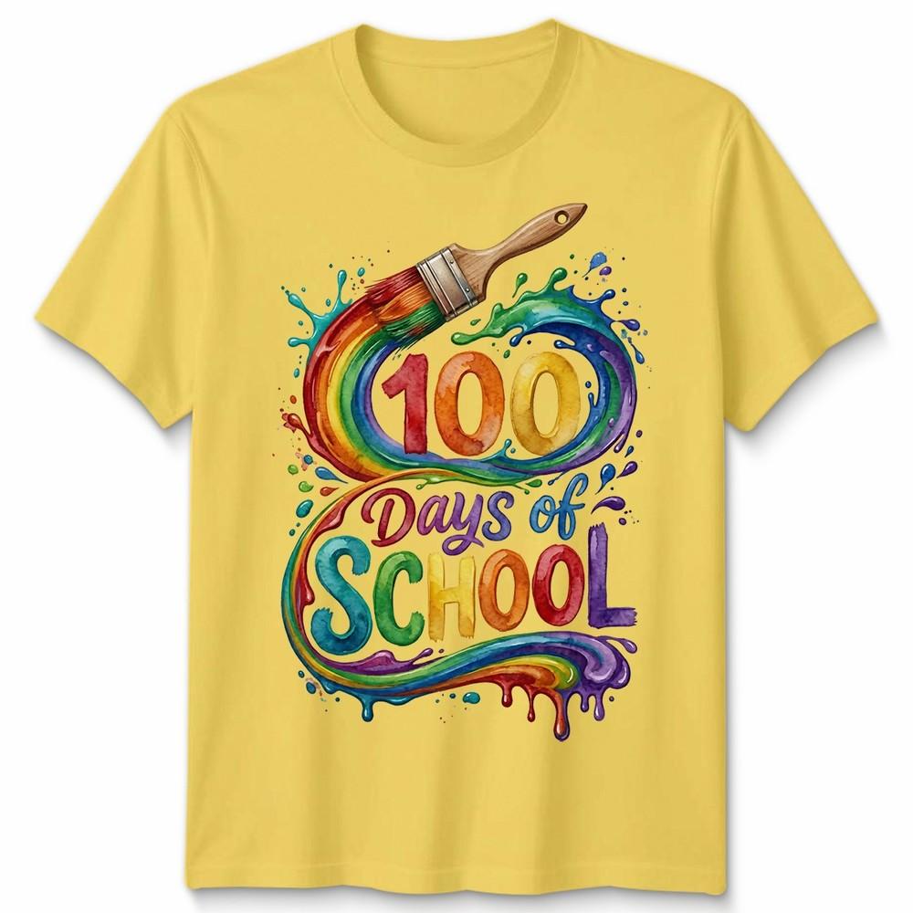 Happy 100 Days Of School Teachers Students Unisex Tshirt Unisexs Unisexs Tee