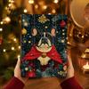 Collectible Dog Ornaments Bulldog Advent Calendar 2026, 24 Days Acrylic Puppy Christmas Countdown Calendar, Decorative Animal Pendant 2D Flat