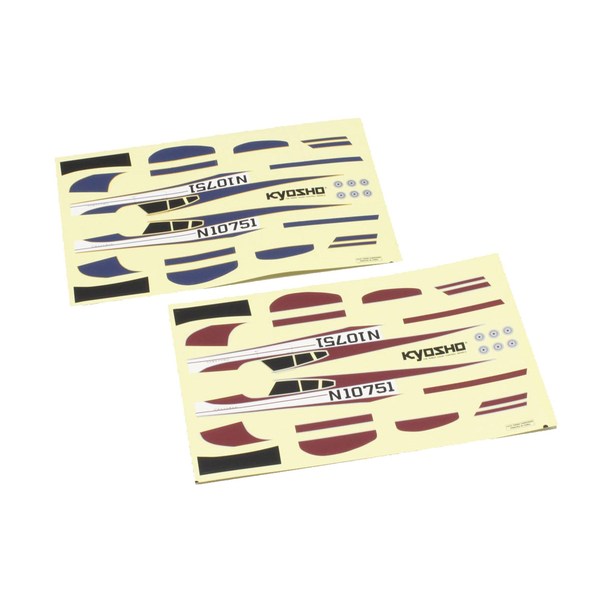 

Kyosho Decal RC Parts (Piper Cherokee) A0751-03