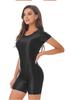 Glossy High-Elastic Bodysuit: Sleek Ballet & Yoga Dancewear