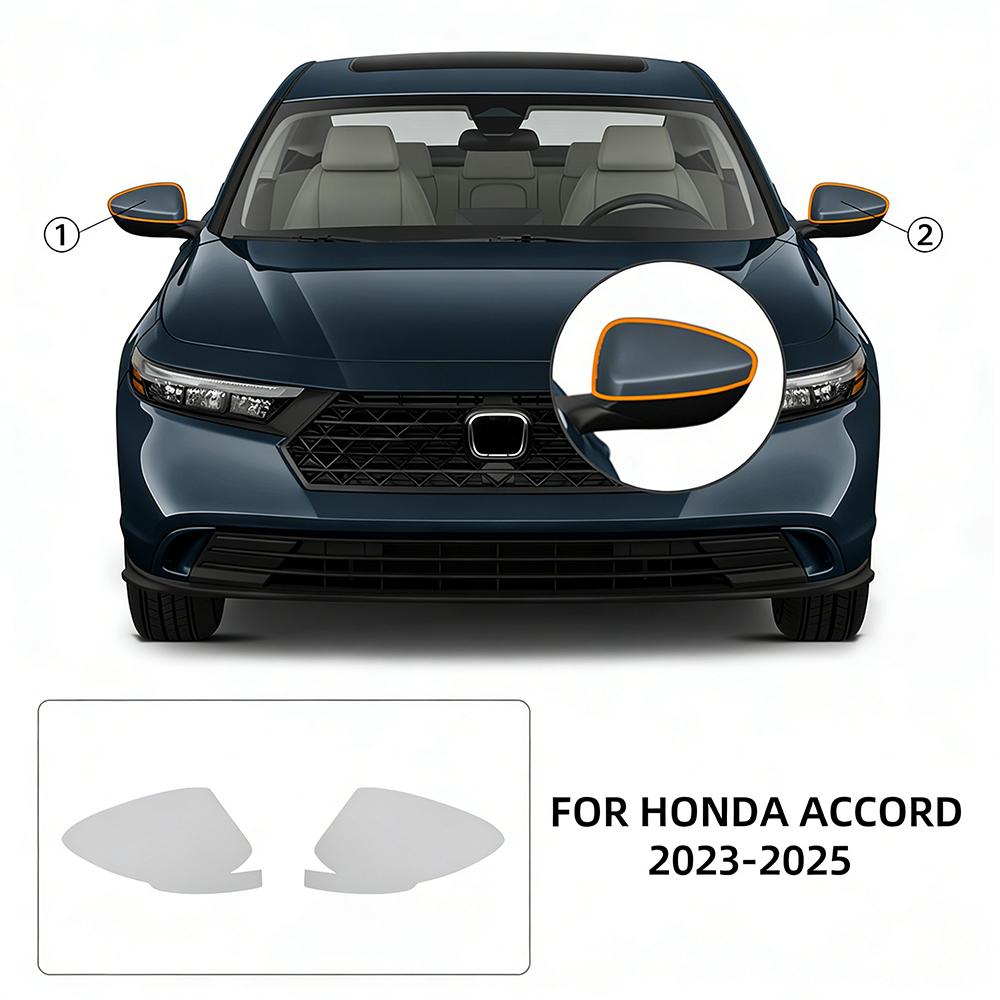 TPU Car Headlight Protective Film for Honda Accord 10th Gen 2021-2025 Transport & Smoke Anti-Scratch